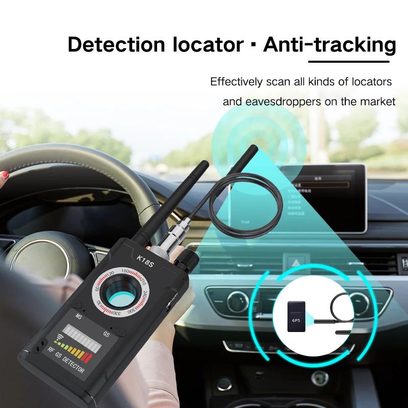 K18S RF Signal Anti Candid Pinhole Micro Cam Scan Magnetic GPS Locator GSM Secret Bug Finder